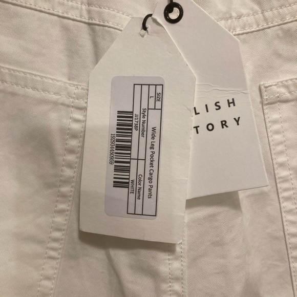 NWT English Factory Wide Leg Picket Cargo Pant - Picture 4 of 10